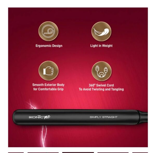 Ikonic Me

Ikonic Me Simply Straight Hair Straightener
 ₹ 2,550

25% off

₹ 1,912  - Image 6