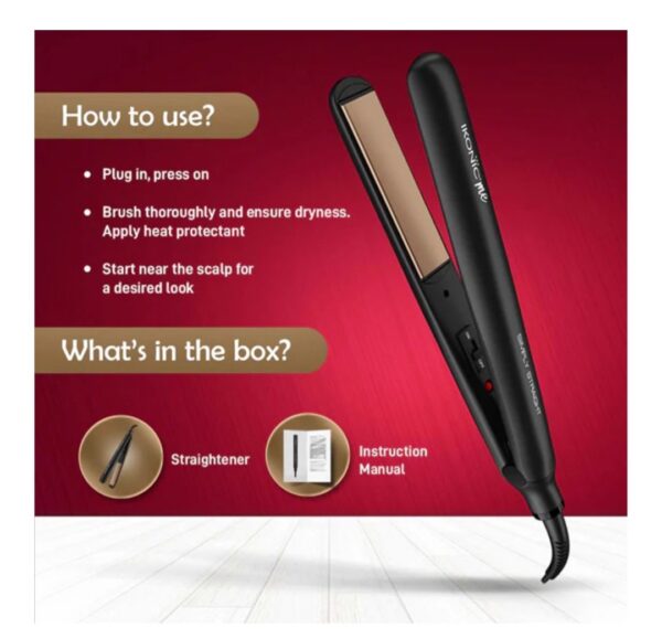 Ikonic Me

Ikonic Me Simply Straight Hair Straightener
 ₹ 2,550

25% off

₹ 1,912  - Image 8
