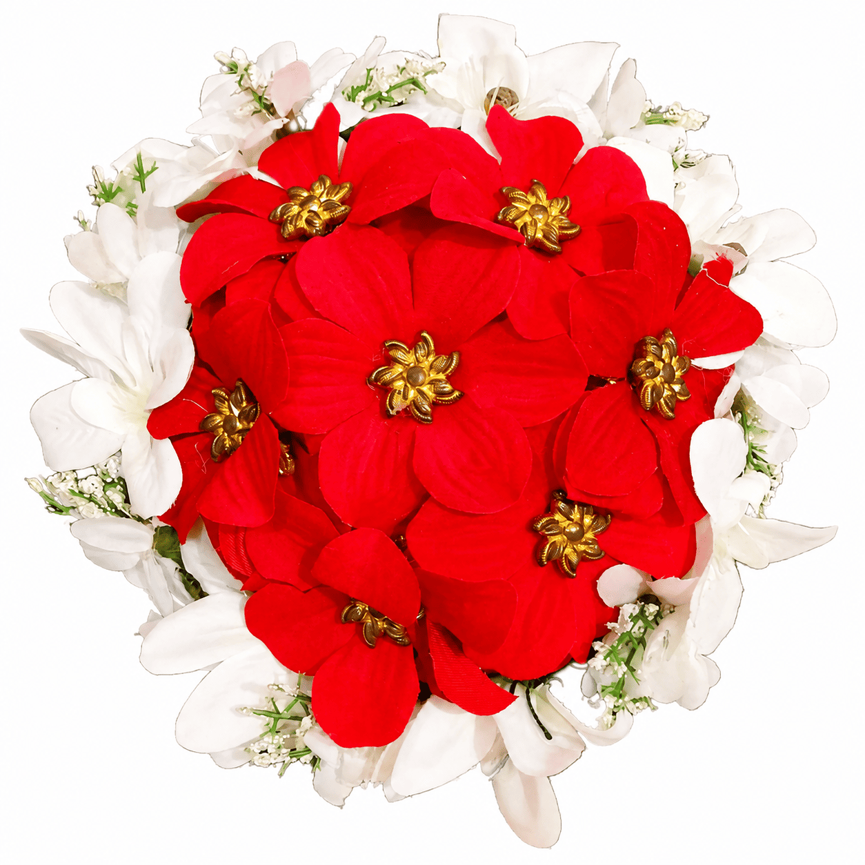 ARTIFICIAL HAIR BUN FLOWER